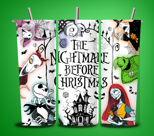 Nightmare Before Christmas 20 oz Tumbler.